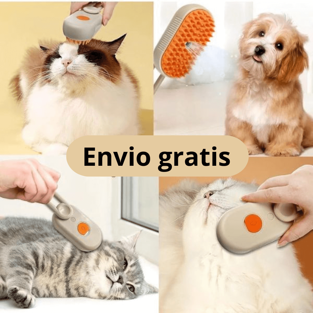 El cepillo a vapor que elimina nudos y mantiene tu hogar libre de pelos 🐾